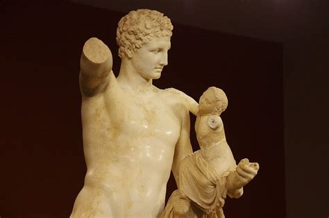 praxiteles hermes and the infant dionysus|praxitela parent of hippocrates.